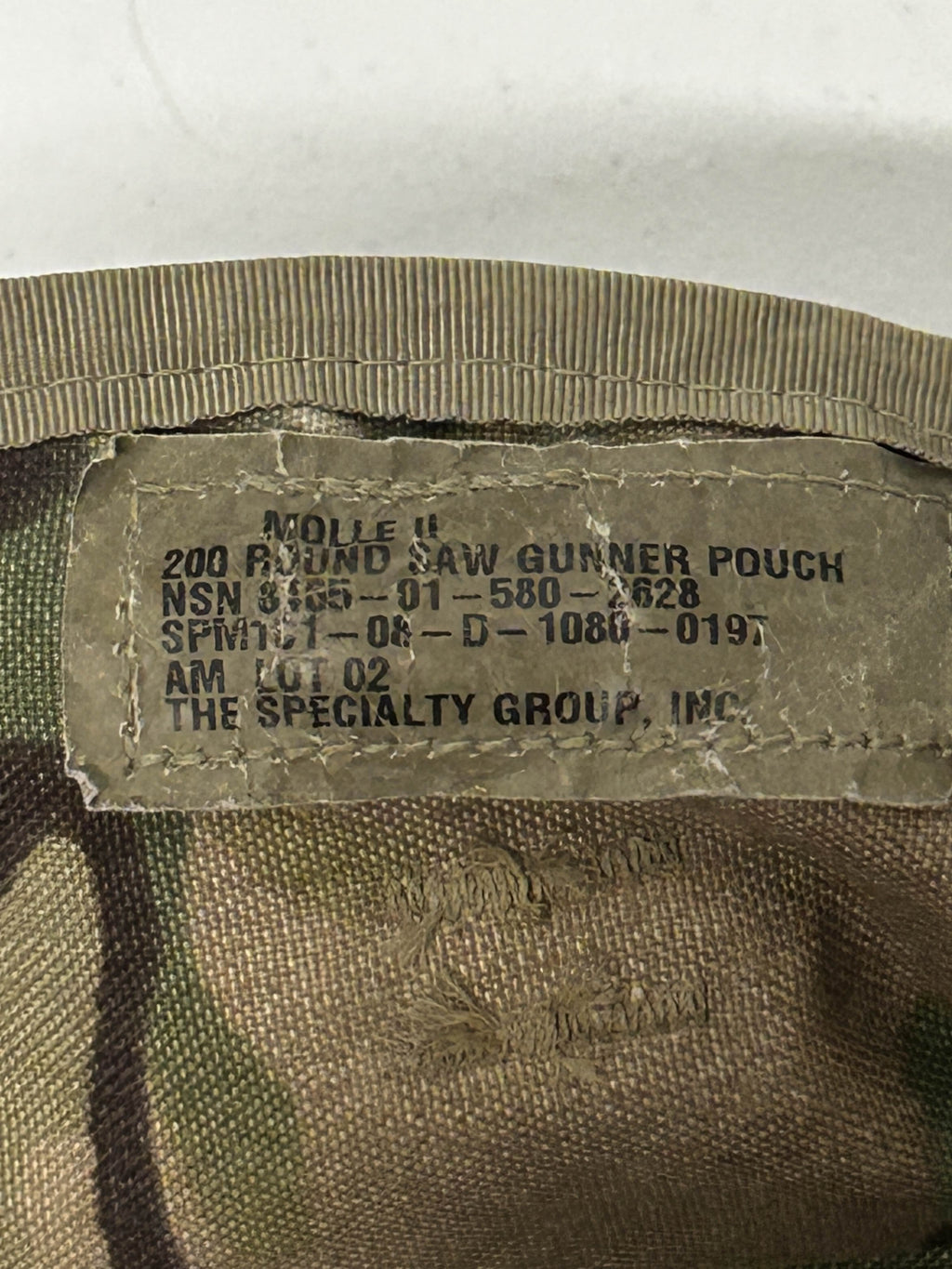 200 Round SAW Pouch (OCP/Multicam)