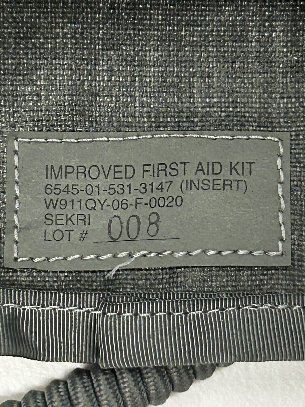 Individual First Aid Kit Insert (Foliage Green)