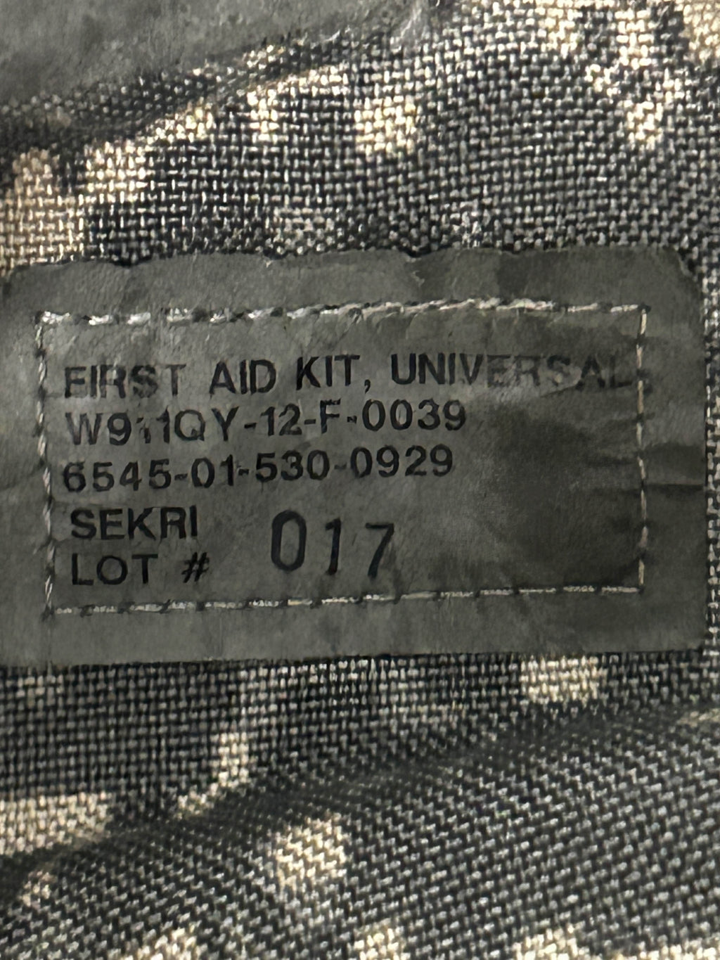 Individual First Aid Kit Pouch (UCP)