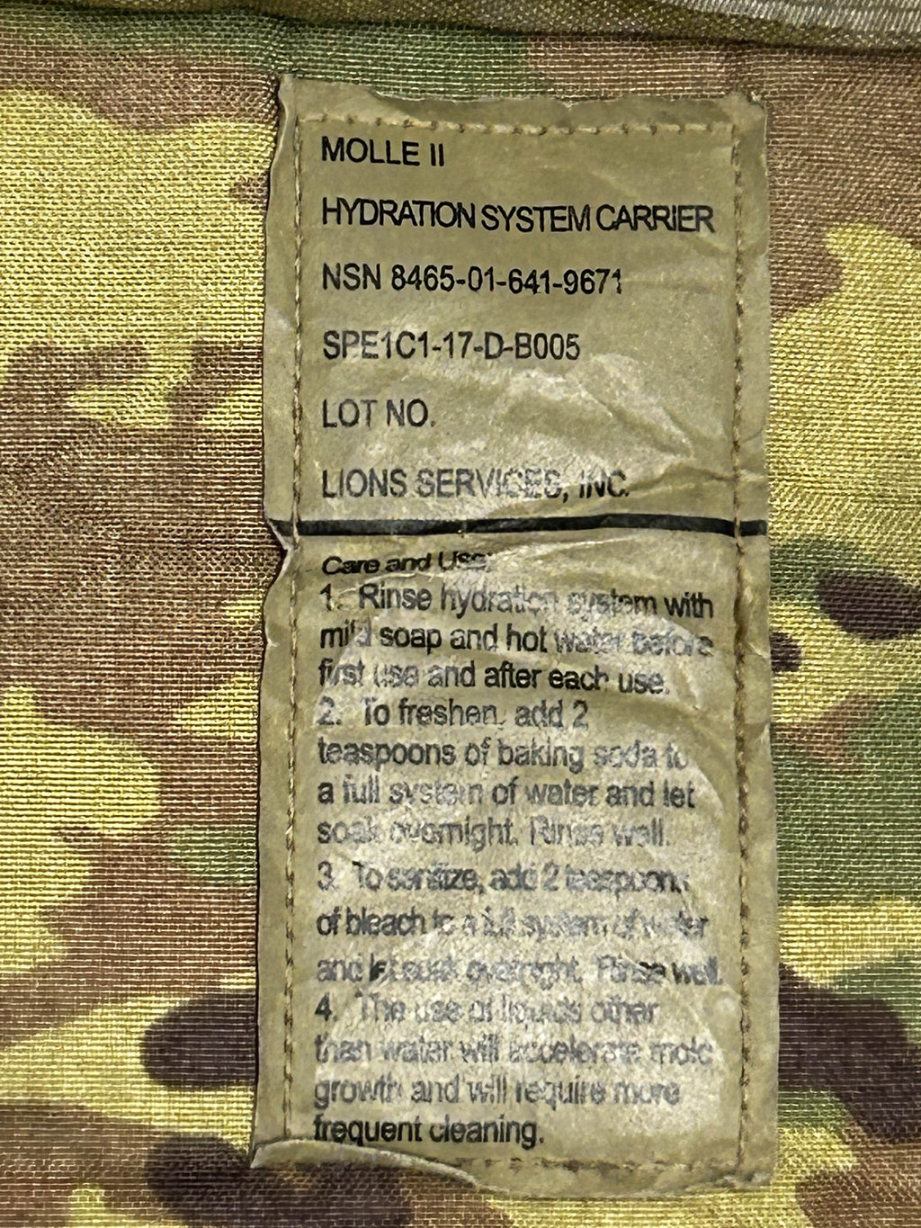 Hydration Carrier (OCP/Multicam)