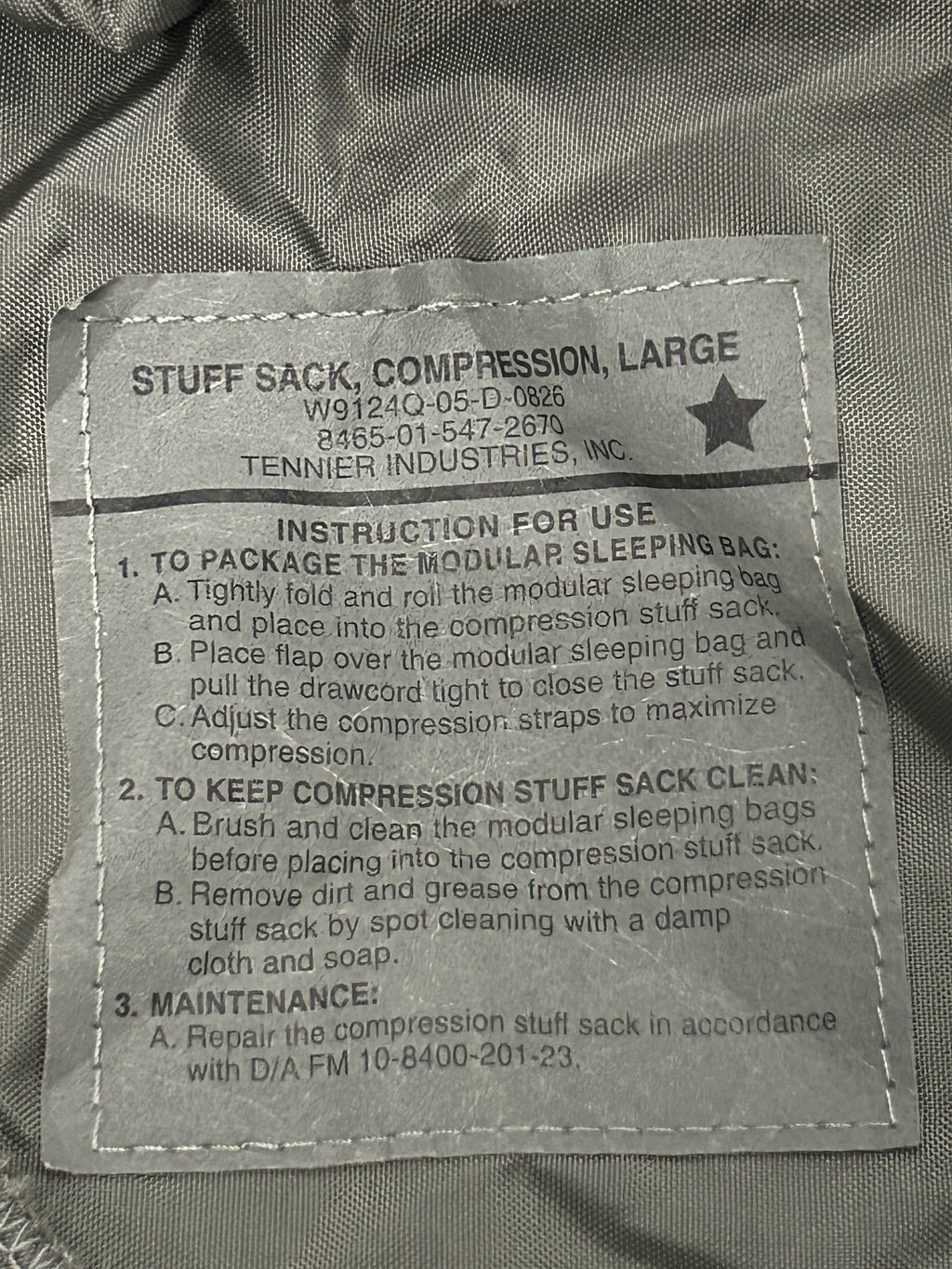 Modular Sleep System Compression Sack (Foliage Green)